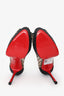 Christian Louboutin Black 'Very Lace 100' Heels Size 38