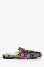 Gucci Multicolour GG Logo Princetown Slip-On Loafers Size 37