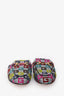 Gucci Multicolour GG Logo Princetown Slip-On Loafers Size 37