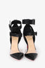 Christian Louboutin Black Leather Multimiss 100 Heels Size 38