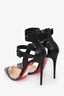 Christian Louboutin Black Leather Multimiss 100 Heels Size 38