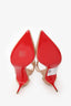 Christian Louboutin Beige Leather/PVC Multimiss 85 Heels Size 37.5