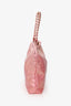 Pre-Loved Chanel™ Pink Iridescent Lambskin Large 22 Shoulder Bag With Pouch