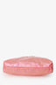 Pre-Loved Chanel™ Pink Iridescent Lambskin Large 22 Shoulder Bag With Pouch