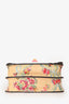Fendi Yellow Leather Marie Antoinette Print Small Kan I Crossbody Bag