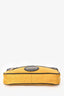 Gucci Yellow/Black Jacquard/Leather GG Supreme Belt Bag