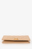 Pre-Loved Chanel™ 2016-17 Beige Lambskin Boy Bi-Fold Wallet