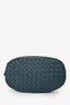 Bottega Veneta Deep Teal Leather Intrecciato Belt Bag