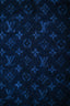 Louis Vuitton Navy Cashmere/Wool Monogram Scarf