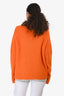 Acne Studios Orange Wool Embroidered Sweater Size L