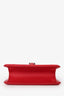 Bvlgari Red Leather Serpenti Forever Diamond Blast Sunshine Mini Bag