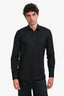 Saint Laurent 2018 Black Cotton Button Down Shirt Size 38 Mens