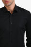 Saint Laurent 2018 Black Cotton Button Down Shirt Size 38 Mens