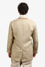 Gucci Beige Linen Rope Trimmed Horsebit Sports Jacket Size 44 Mens