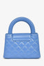 Pre-Loved Chanel™ 2024 Periwinkle Blue Mini Kelly Top Handle