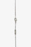Van Cleef & Arpels 18K White Gold 'Chalcedony' 1 Motif Magic Alhambra Pendant
