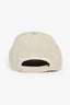 Fendi Pink Leather/Beige Canvas 'EyeCap' Baseball Cap