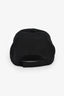 Fendi Black Leather/Canvas 'EyeCap' Baseball Cap