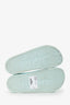 Balenciaga Mint Green Rubber Slides Sandals Size 8