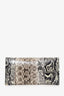 Jimmy Choo Snakeskin Print Clutch