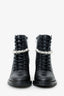 Jimmy Choo Black Leather Ankle Boot Size 37.5