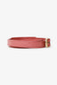 Balenciaga Pink Leather Wrap Bracelet