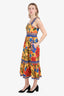 Farm Multicolour Linen Maxi Dress Size XS