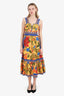 Farm Multicolour Linen Maxi Dress Size XS
