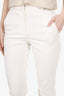 Brunello Cuccinelli White Cotton Pants Size 2