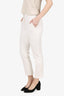 Brunello Cuccinelli White Cotton Pants Size 2