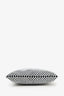 Prada Silver/Black Crystal Embellished Satin Convertible Open Mini Tote