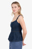 Reformation Blue Denim Zeta Top Size 4