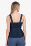 Reformation Blue Denim Zeta Top Size 4