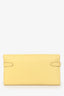 Hermès 2015 Yellow Epsom Kelly Long Wallet PHW