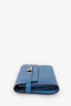 Hermès 2011 Blue Epsom Kelly Long Wallet PHW