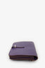 Hermès Purple Swift Leather Chaine D'Ancre Wallet on Chain