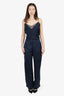 Ba&sh Navy Straight Leg Trousers Size 34