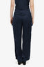 Ba&sh Navy Straight Leg Trousers Size 34