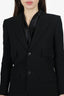 Saint Laurent Black Saharienne Four-pocket Blazer Size 34