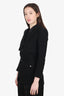 Saint Laurent Black Saharienne Four-pocket Blazer Size 34