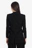 Saint Laurent Black Saharienne Four-pocket Blazer Size 34