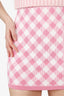 Balmain Pink Check Mini Skirt Size 38