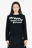 Comme des Garcons Black Knit Sweater Size S