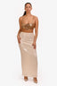 LPA Beige Sequin Maxi 'Paradisa' Skirt Size M
