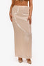 LPA Beige Sequin Maxi 'Paradisa' Skirt Size M
