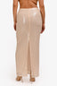 LPA Beige Sequin Maxi 'Paradisa' Skirt Size M