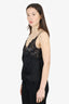 L'Agence Black Lace Camisole Top Size XS