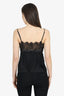 L'Agence Black Lace Camisole Top Size XS