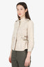 Smythe Beige Buckled Utility Jacket Size 8