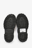Gucci Black Rubber Perforated 'GG' Chunky Mules Size 36